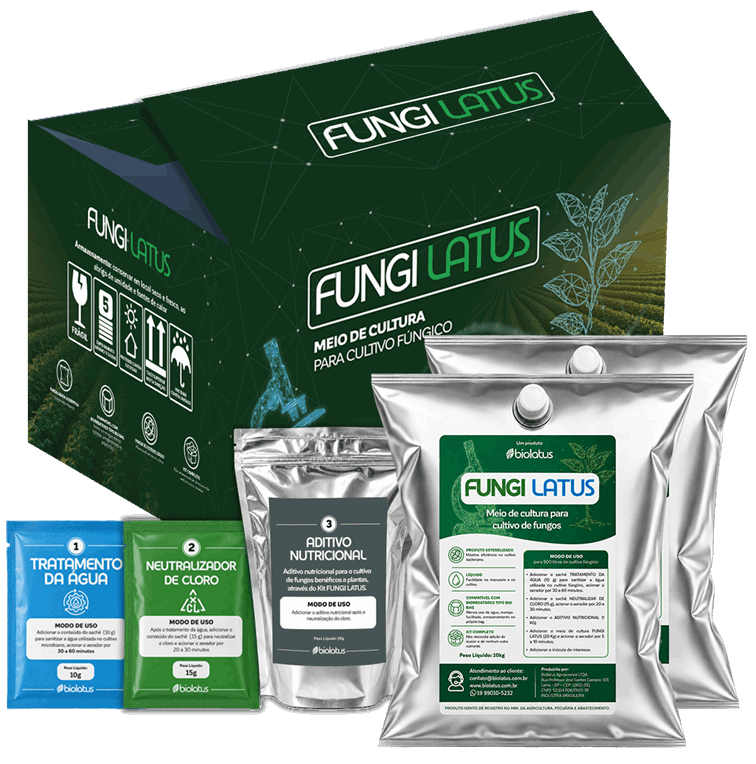 Kit de cultivo e meio de cultura esterilizado FUNGI LATUS Biolatus para fungos